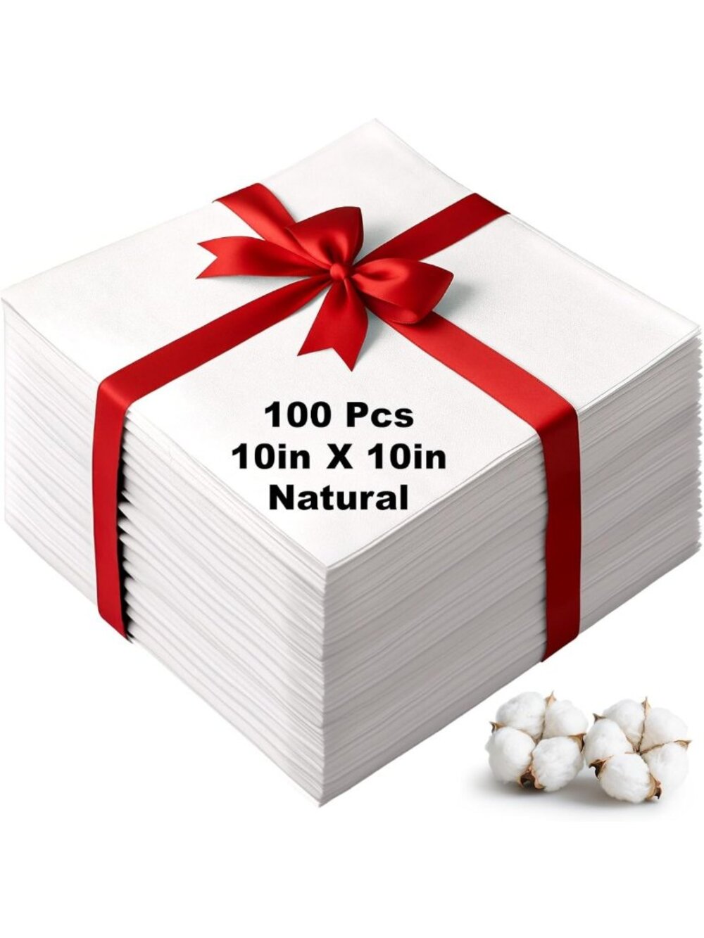 100 Pcs 10x10 Cotton Fabric Squares - Precut Quilting Bundles for DIY Crafts